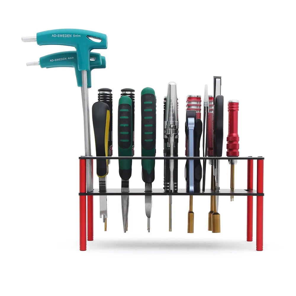 Metal Model Maintenance Tools Holder Screwdriver Storage Rack RC Parts for RC Helicopter RC Dron Servo
Metal Model Maintenance Tools Holder Screwdriver Storage Rack RC Parts for RC Helicopter RC Dron Servo