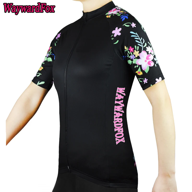 2018 NEW short sleeved cycling jerseys Women's Team Flower pattern Cycling clothing road bike clothes Bicycle wear Pockets
2018 NEW short sleeved cycling jerseys Women's Team Flower pattern Cycling clothing road bike clothes Bicycle wear Pockets