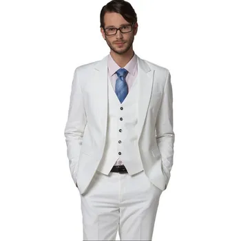 Men's New Casual Slim fit One Button 3 Pieces Single Breasted Suit Set Blazer Jacket Tux Vest Suit Pants Business Dress
Men's New Casual Slim fit One Button 3 Pieces Single Breasted Suit Set Blazer Jacket Tux Vest Suit Pants Business Dress