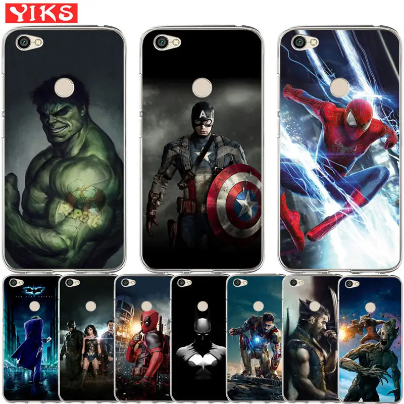 Luxury Marvel Avengers Heroes For Xiaomi Redmi 3S 4X Mi 6 A1 5X Note 3 4 4X 5A 5 Plus Pro Prime Case Cover Coque Fundas Etui
Luxury Marvel Avengers Heroes For Xiaomi Redmi 3S 4X Mi 6 A1 5X Note 3 4 4X 5A 5 Plus Pro Prime Case Cover Coque Fundas Etui