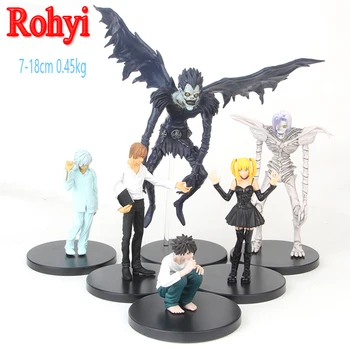Rohyi 6pcs/lot 7-18cm Anime Death Note L Killer Ryuuku Rem Misa Amane PVC Action Figure Juguetes Collection Model Doll Kids Toys
Rohyi 6pcs/lot 7-18cm Anime Death Note L Killer Ryuuku Rem Misa Amane PVC Action Figure Juguetes Collection Model Doll Kids Toys