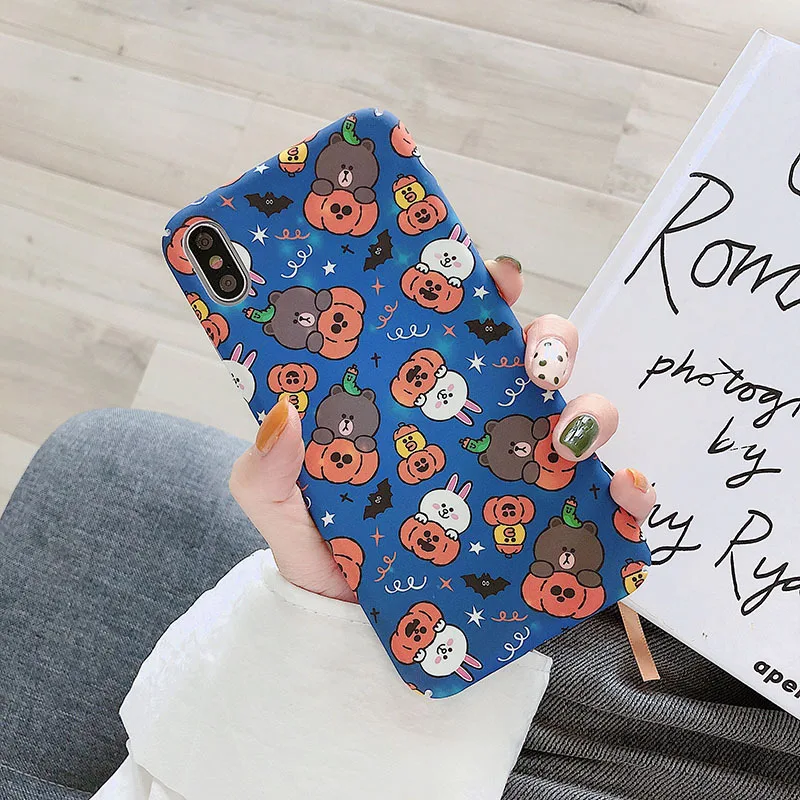 Cute cartoon funny cony bear hard phone shell for iPhone XS MAX X XR 6S 7 8 Plus water sticker frosted protective cover cases
Cute cartoon funny cony bear hard phone shell for iPhone XS MAX X XR 6S 7 8 Plus water sticker frosted protective cover cases