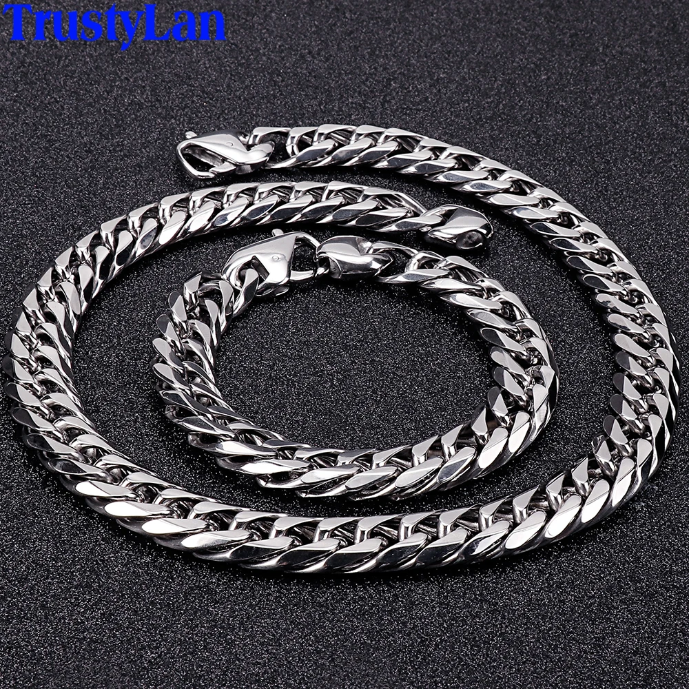 Hip Hop Necklace For Men 13MM Wide Whip Chain Mens Bracelets 2019 Stainless Steel Big Chunky Minimalist Rapper Chain Necklaces
Hip Hop Necklace For Men 13MM Wide Whip Chain Mens Bracelets 2019 Stainless Steel Big Chunky Minimalist Rapper Chain Necklaces