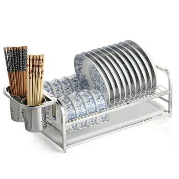 Stainless Steel Kitchen Single-layer Dish Rack Drain Rack Dish Dishes Wash Cool Dish Rack
Stainless Steel Kitchen Single-layer Dish Rack Drain Rack Dish Dishes Wash Cool Dish Rack