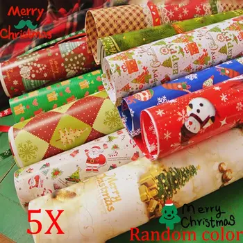 5pcs Wrapping Paper Gift Wrap Artware Packing Package Paper Christmas Paper 8 For Drop Shipping
5pcs Wrapping Paper Gift Wrap Artware Packing Package Paper Christmas Paper 8 For Drop Shipping