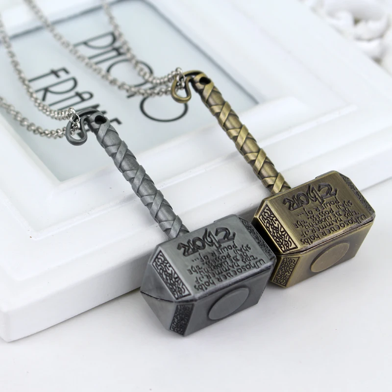 NEW Thor the dark world necklace vintage thor hammer necklace Mjolnir Marvel The Avengers necklace for fans souvenirs KN-180
NEW Thor the dark world necklace vintage thor hammer necklace Mjolnir Marvel The Avengers necklace for fans souvenirs KN-180