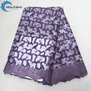 Purple colour african cord lace fabric high quality french net laces fabric sequines with stones and beads 5 yards/pcs for dress
Purple colour african cord lace fabric high quality french net laces fabric sequines with stones and beads 5 yards/pcs for dress