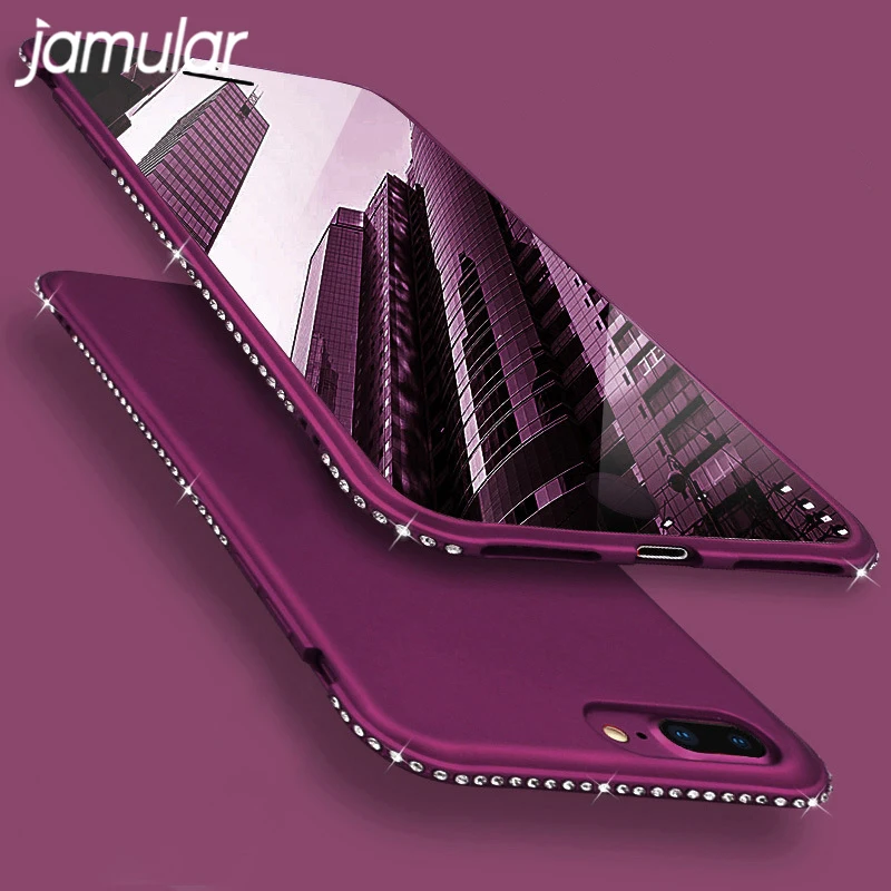 Jamular Luxury Diamond Rhinestone Glitter Case For iPhone 6 6S 7 8 Soft TPU Cover For iPhone X XS MAX XR 7 8 Plus Coque Funda
Jamular Luxury Diamond Rhinestone Glitter Case For iPhone 6 6S 7 8 Soft TPU Cover For iPhone X XS MAX XR 7 8 Plus Coque Funda