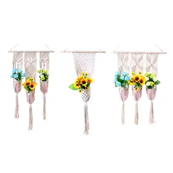 Handmade Weaved Tapestry Macrame Plant Flower Pot Hanging Holder Hanger Home Garden Balcony Courtyard Decoration
Handmade Weaved Tapestry Macrame Plant Flower Pot Hanging Holder Hanger Home Garden Balcony Courtyard Decoration