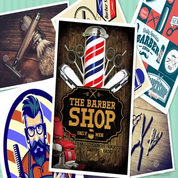 Vintage Hairdresser Tattoos Patterned Posters Kraft paper Interior Painting Restoring Wall Sticker Barber shop Home Decoration
Vintage Hairdresser Tattoos Patterned Posters Kraft paper Interior Painting Restoring Wall Sticker Barber shop Home Decoration