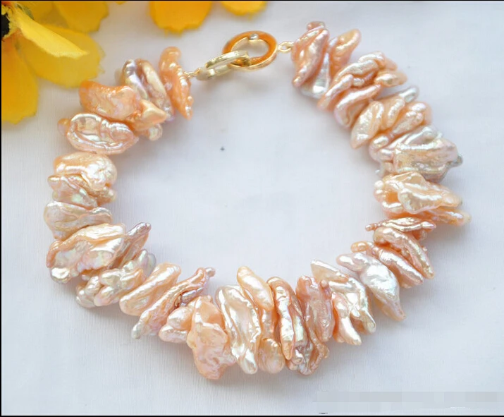 z5279 New Style DENS PINK BIWA FRESHWATER PEARL BRACELET 8inch@^Noble style Natural Fine jewe SHIPPING new >>free shipping
z5279 New Style DENS PINK BIWA FRESHWATER PEARL BRACELET 8inch@^Noble style Natural Fine jewe SHIPPING new >>free shipping