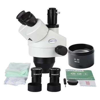 3.5X-45X Trinocular Stereo Zoom Microscope Lens 1X CTV Microscope Head & Body Camera Interface
3.5X-45X Trinocular Stereo Zoom Microscope Lens 1X CTV Microscope Head & Body Camera Interface