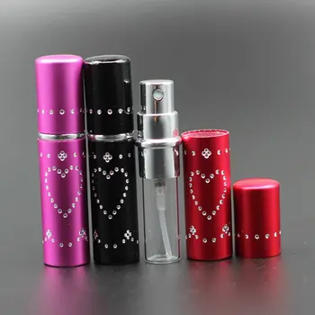 15pcs/Lot Pump 5ml Empty Perfume Sprayer Glass Scent Bottle Dot Heart Pattern Travel Nnodized Aluminum Atomizer Perfume Bottle
15pcs/Lot Pump 5ml Empty Perfume Sprayer Glass Scent Bottle Dot Heart Pattern Travel Nnodized Aluminum Atomizer Perfume Bottle