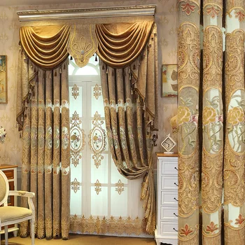 Gorgeous Europe Embroidered Curtains for Living Room Bedroom Chenille Blackout Curtain Window Treatment Drapes Luxury
Gorgeous Europe Embroidered Curtains for Living Room Bedroom Chenille Blackout Curtain Window Treatment Drapes Luxury