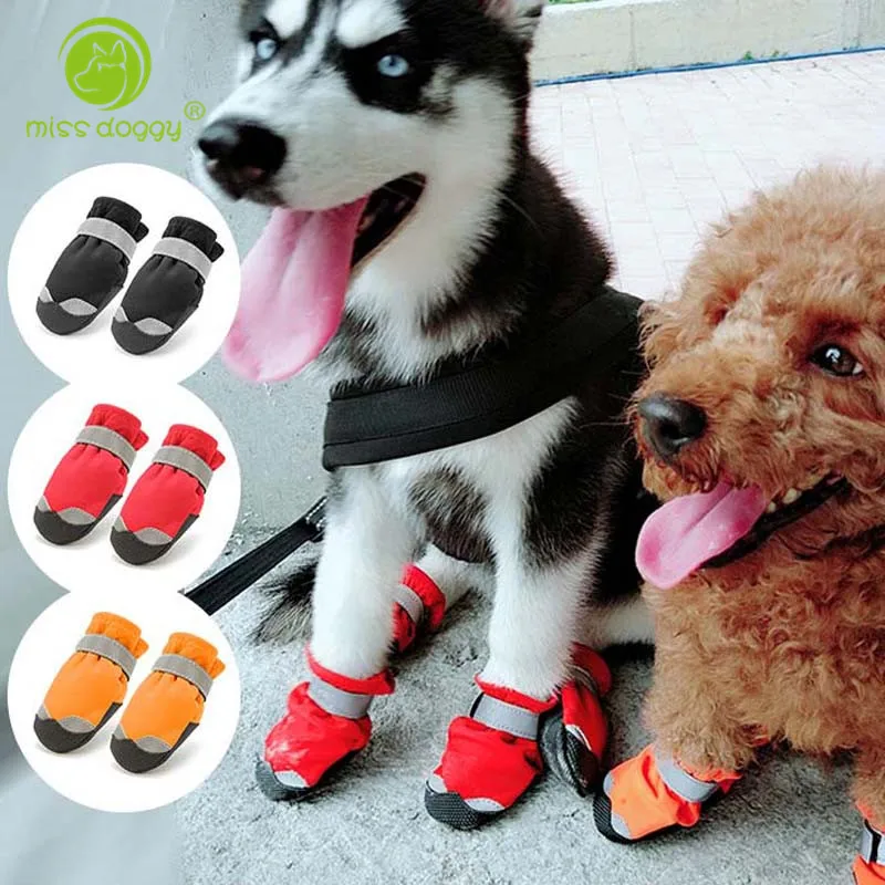 Dog Shoes for Large Medium Dog Waterproof Anti-slip Dog Sneakers Outdoor Golden Retriever Labrador Reflective Pet Shoes
Dog Shoes for Large Medium Dog Waterproof Anti-slip Dog Sneakers Outdoor Golden Retriever Labrador Reflective Pet Shoes