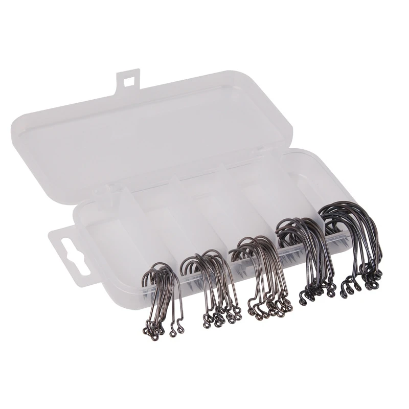 50PCS Crank Fishing Hooks Jig Head Carp Fishing Equipment High-quality Carbon Steel Fishhook Essentials Accessories Set with Box
50PCS Crank Fishing Hooks Jig Head Carp Fishing Equipment High-quality Carbon Steel Fishhook Essentials Accessories Set with Box