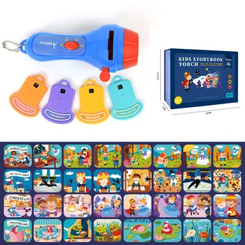Children's Mini Theater Fairy Tale Flashlight Projector Toy Baby Lighting Flashlight Kids Sleep Story Early Educational Toys
Children's Mini Theater Fairy Tale Flashlight Projector Toy Baby Lighting Flashlight Kids Sleep Story Early Educational Toys
