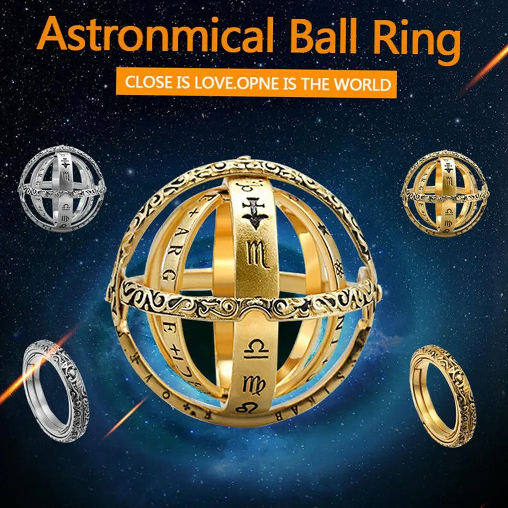 2019 Astronomical Sphere Ball Ring Open Locket Cosmic Finger Ring Couple Lover Jewelry Gifts for Women Men Accessories
2019 Astronomical Sphere Ball Ring Open Locket Cosmic Finger Ring Couple Lover Jewelry Gifts for Women Men Accessories