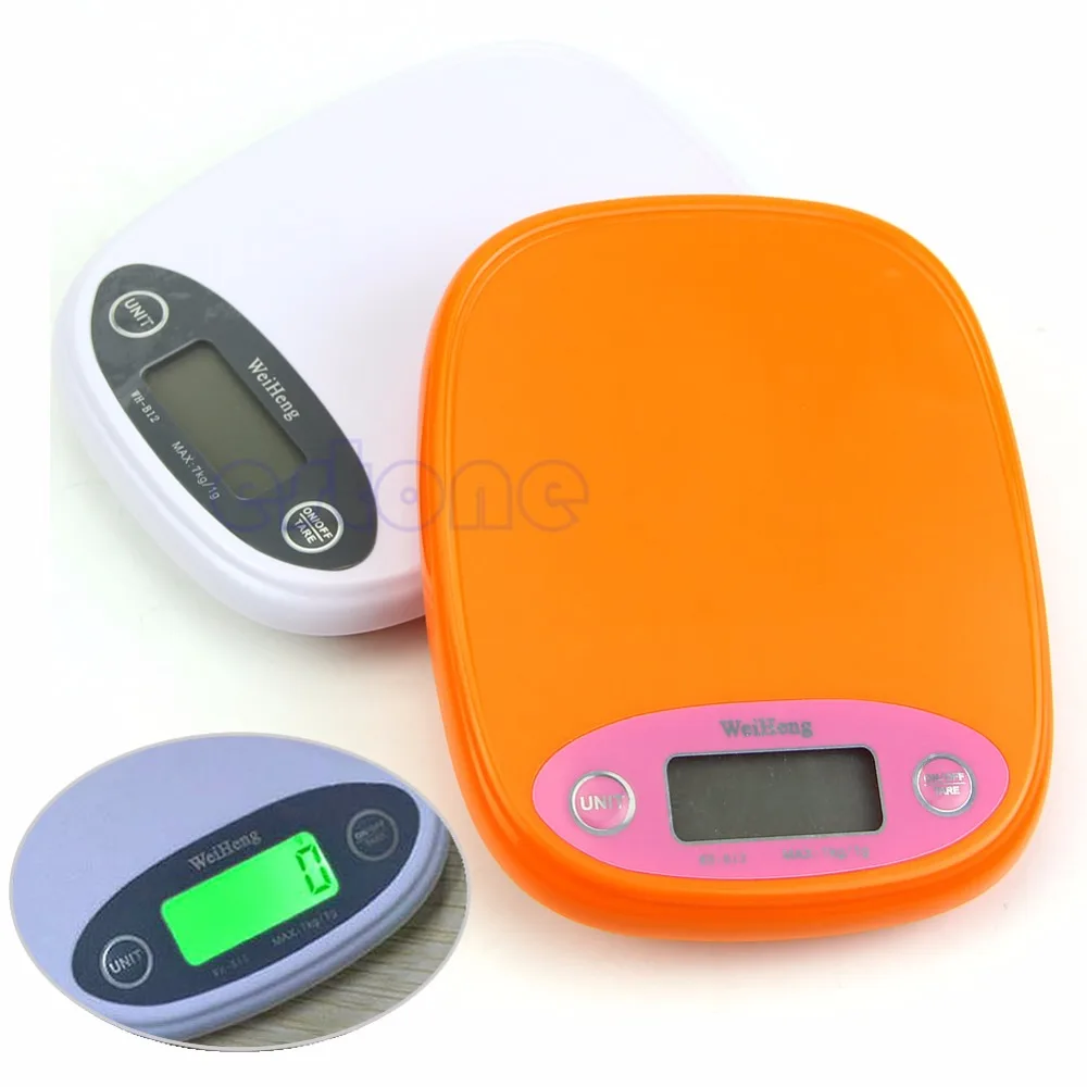 Kitchen Scale 7kg/1g 5kg Digital Food Diet Postal Weight Balance g lb Backlight-P101
Kitchen Scale 7kg/1g 5kg Digital Food Diet Postal Weight Balance g lb Backlight-P101