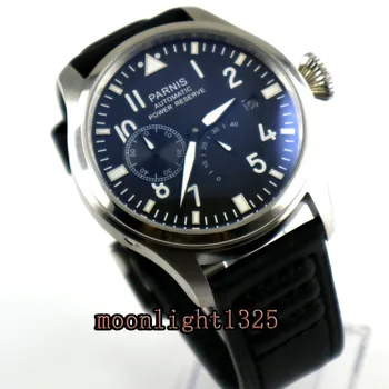 Parnis Fashion 47mm Men Watch Power Reserve Auto Date Men's Mechanical Watches Black Dial ST 2530 Automatic Movement Watch
Parnis Fashion 47mm Men Watch Power Reserve Auto Date Men's Mechanical Watches Black Dial ST 2530 Automatic Movement Watch