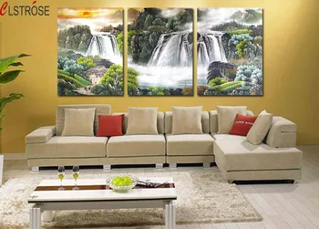 CLSTROSE 3 Panel Wall Art Chinese Waterfall Landscape Painting Unique Gift Online Contemporary Gallery Paintings For Living Room
CLSTROSE 3 Panel Wall Art Chinese Waterfall Landscape Painting Unique Gift Online Contemporary Gallery Paintings For Living Room