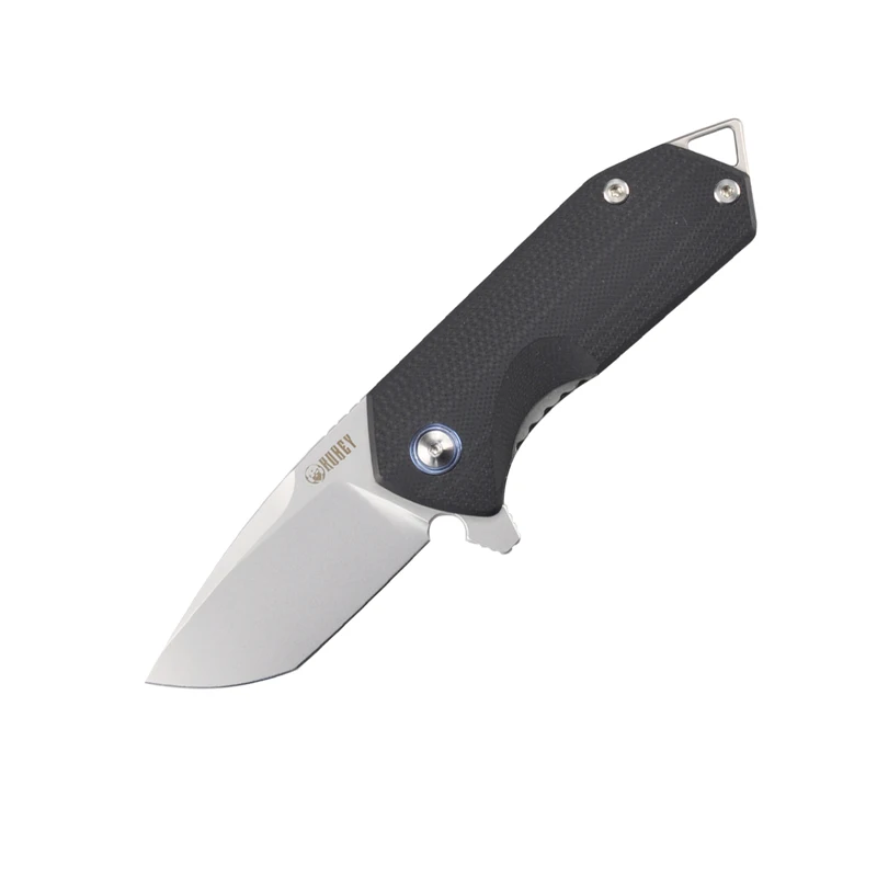 KUBEY KU203 EDC Flipper Knife, Tanto D2 Blade and G10 Handle Outdoor Folding Knife with Metal Pocket Clip for Camping Hiking
KUBEY KU203 EDC Flipper Knife, Tanto D2 Blade and G10 Handle Outdoor Folding Knife with Metal Pocket Clip for Camping Hiking