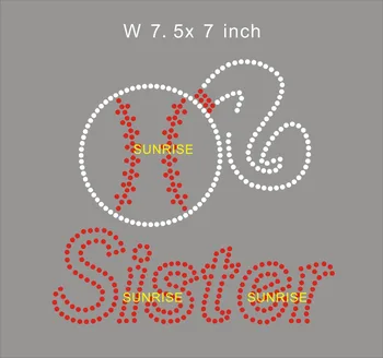 Baseball Sister custom iron on transfers , free shipping, heat transfer rhinestone motif, iron on strass motif
Baseball Sister custom iron on transfers , free shipping, heat transfer rhinestone motif, iron on strass motif