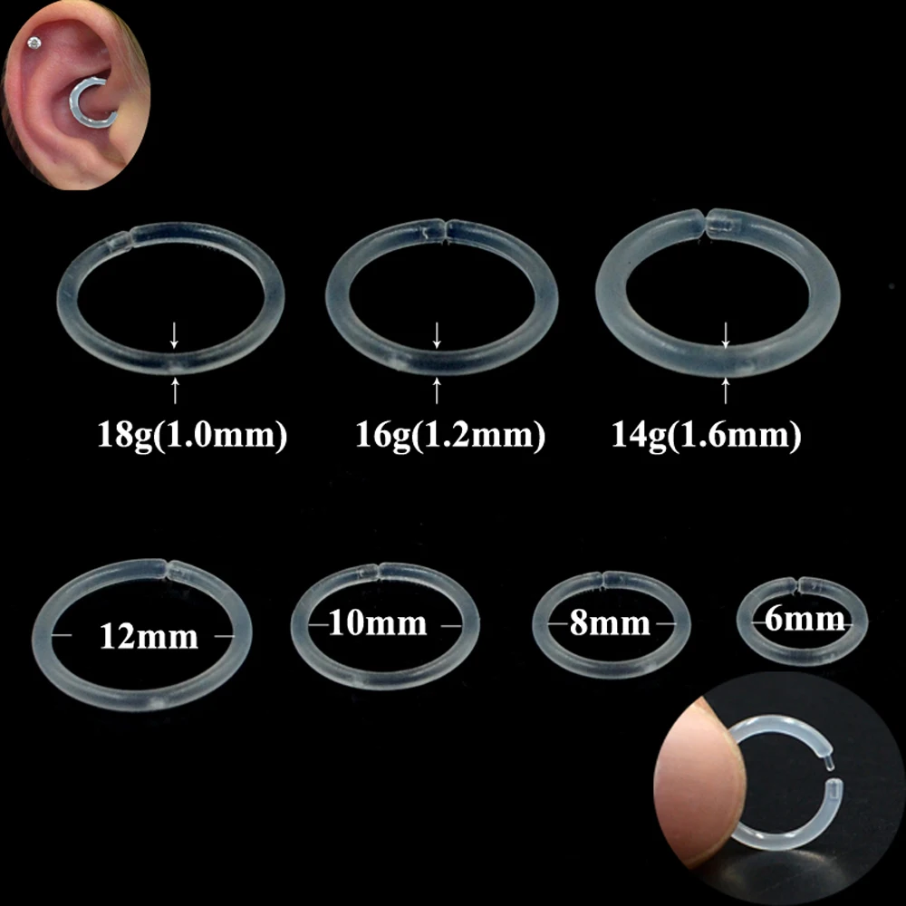 1Piece Bioplast Flexible Segment Hinged Rings Septum Nose Clicker Piercing Nose Lip Earrings Helix Nose Piercing Body Jewelry
1Piece Bioplast Flexible Segment Hinged Rings Septum Nose Clicker Piercing Nose Lip Earrings Helix Nose Piercing Body Jewelry