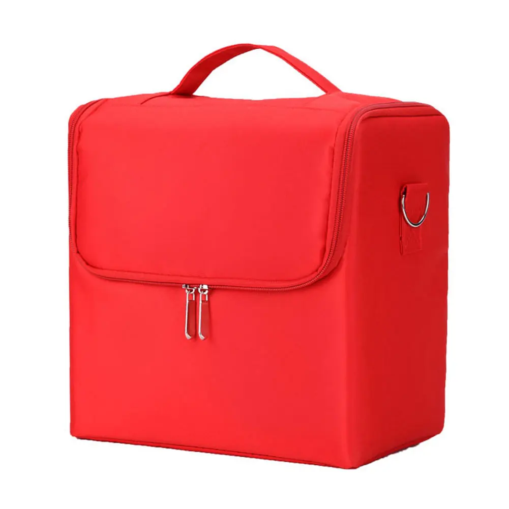 Multilayer Storage Nylon With Carry Strap Box Cosmetics Professional Large Capacity Vanity Case Organizer Jewellery Makeup Bag
Multilayer Storage Nylon With Carry Strap Box Cosmetics Professional Large Capacity Vanity Case Organizer Jewellery Makeup Bag