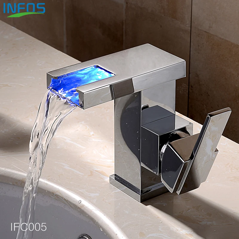 HPB Bathroom Faucet Waterfall Temperature Controlled Basin Faucet Single Holder Single Hole with Hot and Cold Water Tap IFC005
HPB Bathroom Faucet Waterfall Temperature Controlled Basin Faucet Single Holder Single Hole with Hot and Cold Water Tap IFC005