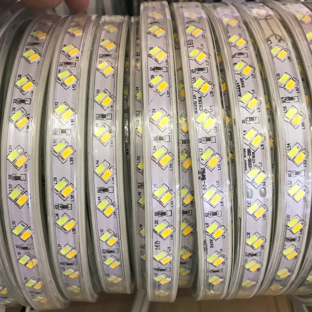LED strip CCT Cool white & Warm white 120leds/m 220V 5730 Color temperature Dual white Dimmable flexible tape light 1m 5m 100m
LED strip CCT Cool white & Warm white 120leds/m 220V 5730 Color temperature Dual white Dimmable flexible tape light 1m 5m 100m