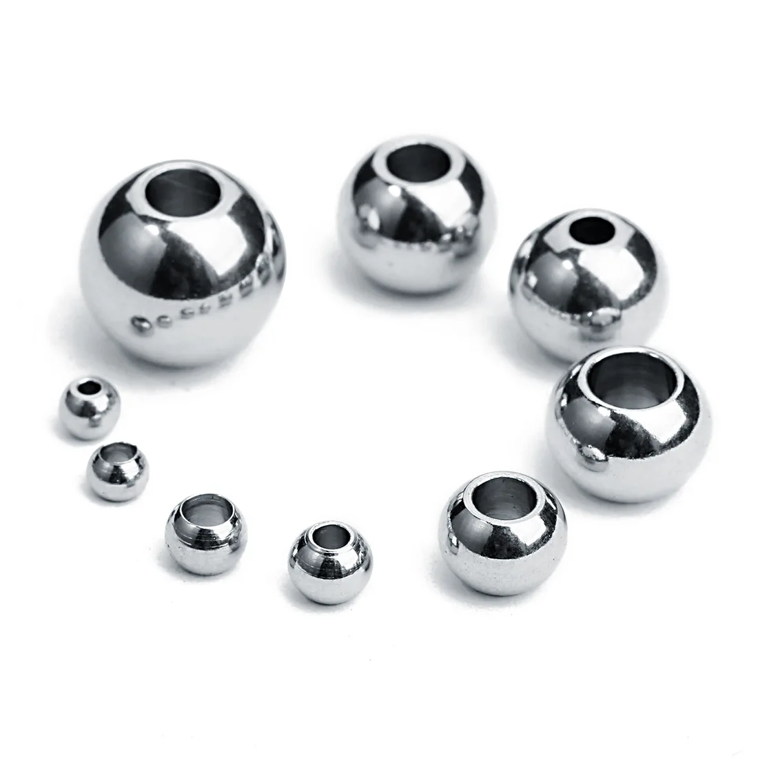 50pcs Big hole beads stainless steel beads for DIY Bracelet jewelry accessories wholesale
50pcs Big hole beads stainless steel beads for DIY Bracelet jewelry accessories wholesale