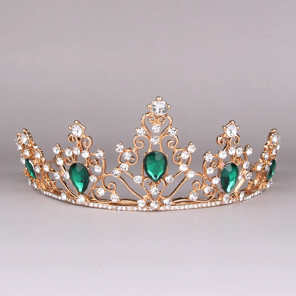 KMVEXO Green Red Crystal Drop Tiara For Bride Gold Head Piece Bridal Hair Accessories Rhinestone Crown Queen Diadem Pageant Gift
KMVEXO Green Red Crystal Drop Tiara For Bride Gold Head Piece Bridal Hair Accessories Rhinestone Crown Queen Diadem Pageant Gift
