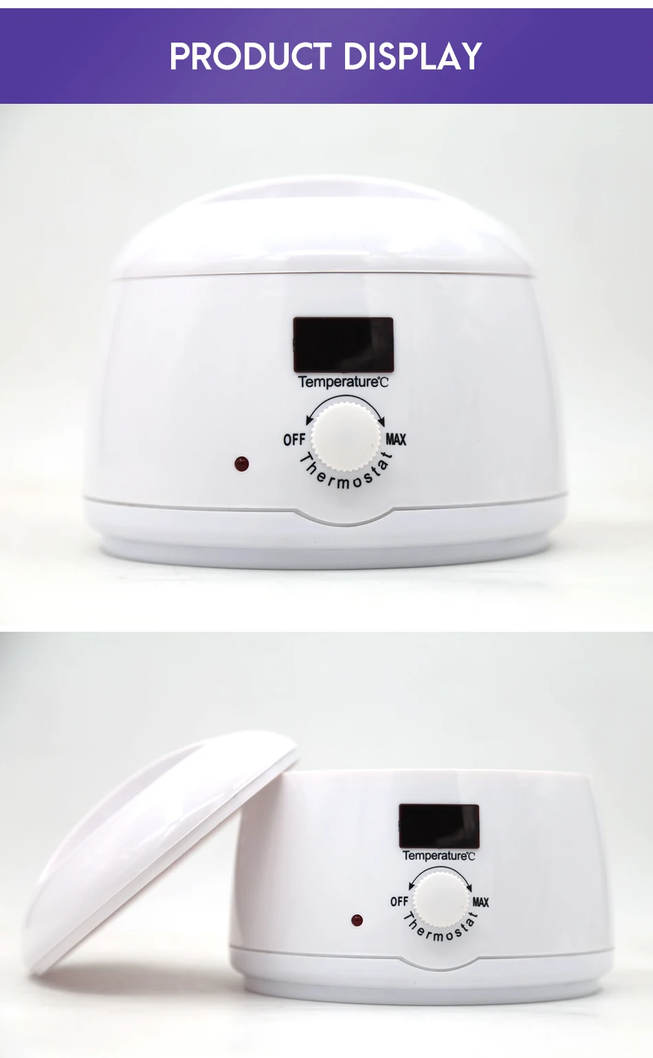 LED Wax Warmer Wax Heater Paraffin Heater Wax For Depilation Epilator Hand SPA Machine Hard Wax Beans Depilatory Hair Removal (15)