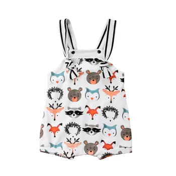 Adorable Cartoon Animals Print Bodysuit Baby Boy Girl Summer Cotton Jumpsuit Fashion Clothes Sleeveless Strap Newborn Bodysuits
Adorable Cartoon Animals Print Bodysuit Baby Boy Girl Summer Cotton Jumpsuit Fashion Clothes Sleeveless Strap Newborn Bodysuits