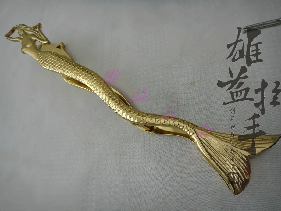 Chinese antique door glass door wooden door handle Modern Art Club Hotel Mermaid large gold handle
Chinese antique door glass door wooden door handle Modern Art Club Hotel Mermaid large gold handle
