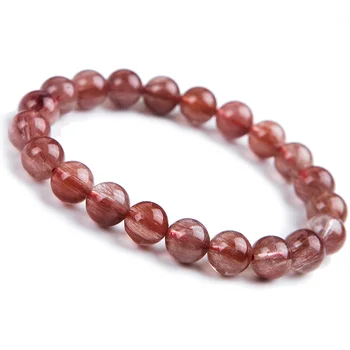 Newly Natural Red Hair Rutilated Quartz Round Beads Crsytal Bracelet Women Men 9mm Clear Stone AAAAA Gift Bracelet Jewelry
Newly Natural Red Hair Rutilated Quartz Round Beads Crsytal Bracelet Women Men 9mm Clear Stone AAAAA Gift Bracelet Jewelry