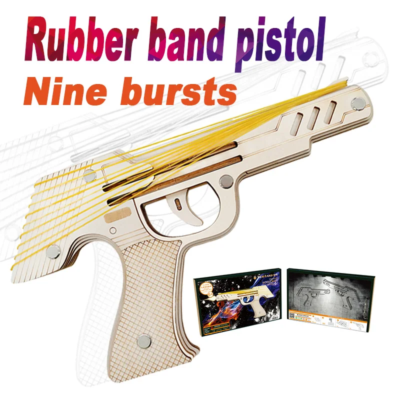 Creative DIY Laser Cutting 3D pistol Wooden Puzzles Learning Educational Toy Game Assembly Toys for Children Jigsaw Kids Toys
Creative DIY Laser Cutting 3D pistol Wooden Puzzles Learning Educational Toy Game Assembly Toys for Children Jigsaw Kids Toys