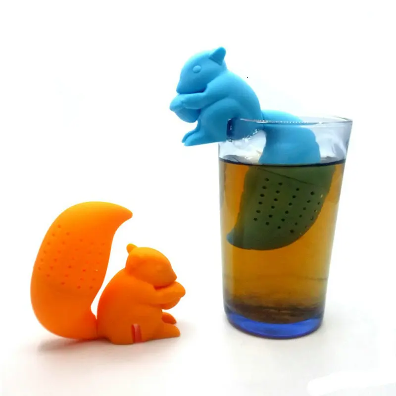 Cute Cartoon Squirrel Tea Strainer loose-leaf Silicone Tea Infuser Filter Diffuser Tea Tools
Cute Cartoon Squirrel Tea Strainer loose-leaf Silicone Tea Infuser Filter Diffuser Tea Tools