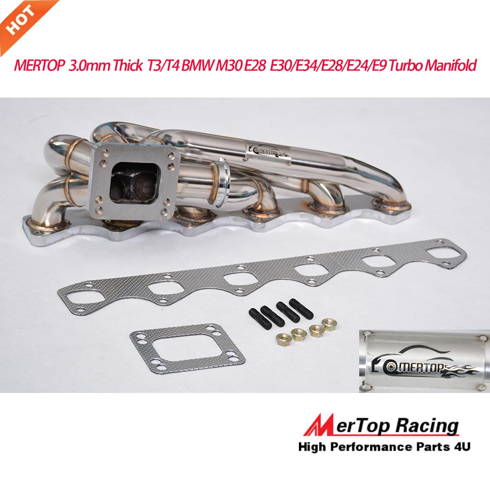Mertop Race 3mm thick schedule 40 manifold for B W M30 T4/T3 Turbo E30/E32/E34/E28/E24/E23/E9
Mertop Race 3mm thick schedule 40 manifold for B W M30 T4/T3 Turbo E30/E32/E34/E28/E24/E23/E9
