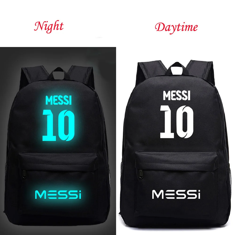 Football Star Messi Backpack Men And Women's Fashion Canvas Bag Youth Luminous School Bag Shoulders Bag for Teenagers Boys Girls
Football Star Messi Backpack Men And Women's Fashion Canvas Bag Youth Luminous School Bag Shoulders Bag for Teenagers Boys Girls