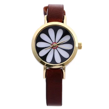 High Quality New Ladies Wristwatch Quartz Clock PU Leather Flower Dial Watches for Women Girl Timer
High Quality New Ladies Wristwatch Quartz Clock PU Leather Flower Dial Watches for Women Girl Timer