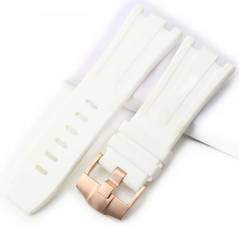28mm white Waterproof nature Rubber silicone Watchband Men Sport Watch Strap Band For AP Watch Audemars And Piguet
28mm white Waterproof nature Rubber silicone Watchband Men Sport Watch Strap Band For AP Watch Audemars And Piguet