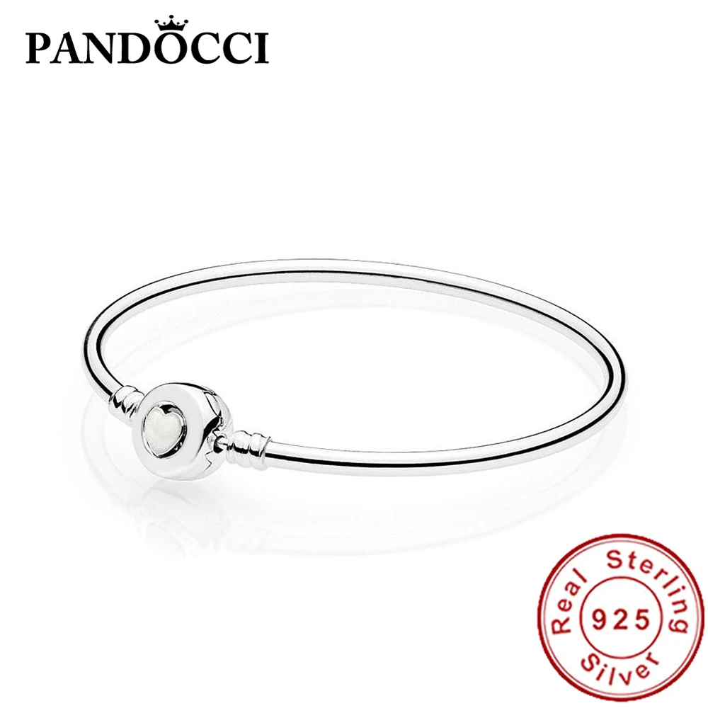 PANDOCCI 100% 925 Sterling Silver 1:1 Original Moments Loving Heart Clasp Silver Bangle 590746EN23 Modern Exquisite Lucky Women
PANDOCCI 100% 925 Sterling Silver 1:1 Original Moments Loving Heart Clasp Silver Bangle 590746EN23 Modern Exquisite Lucky Women