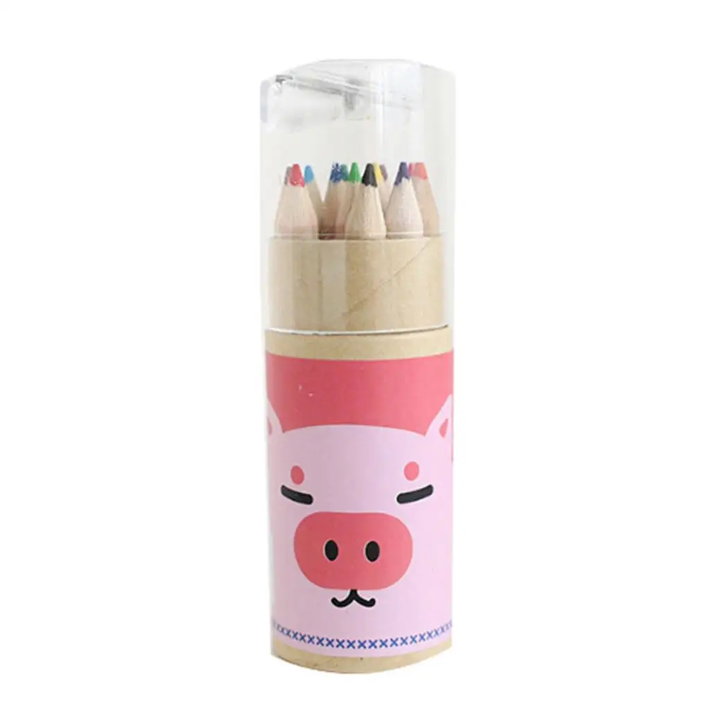 12Pcs Colored Pencil Set Cartoon Painting They are sharpened smoothly Casual Pencil Pencils with Sharpener
12Pcs Colored Pencil Set Cartoon Painting They are sharpened smoothly Casual Pencil Pencils with Sharpener