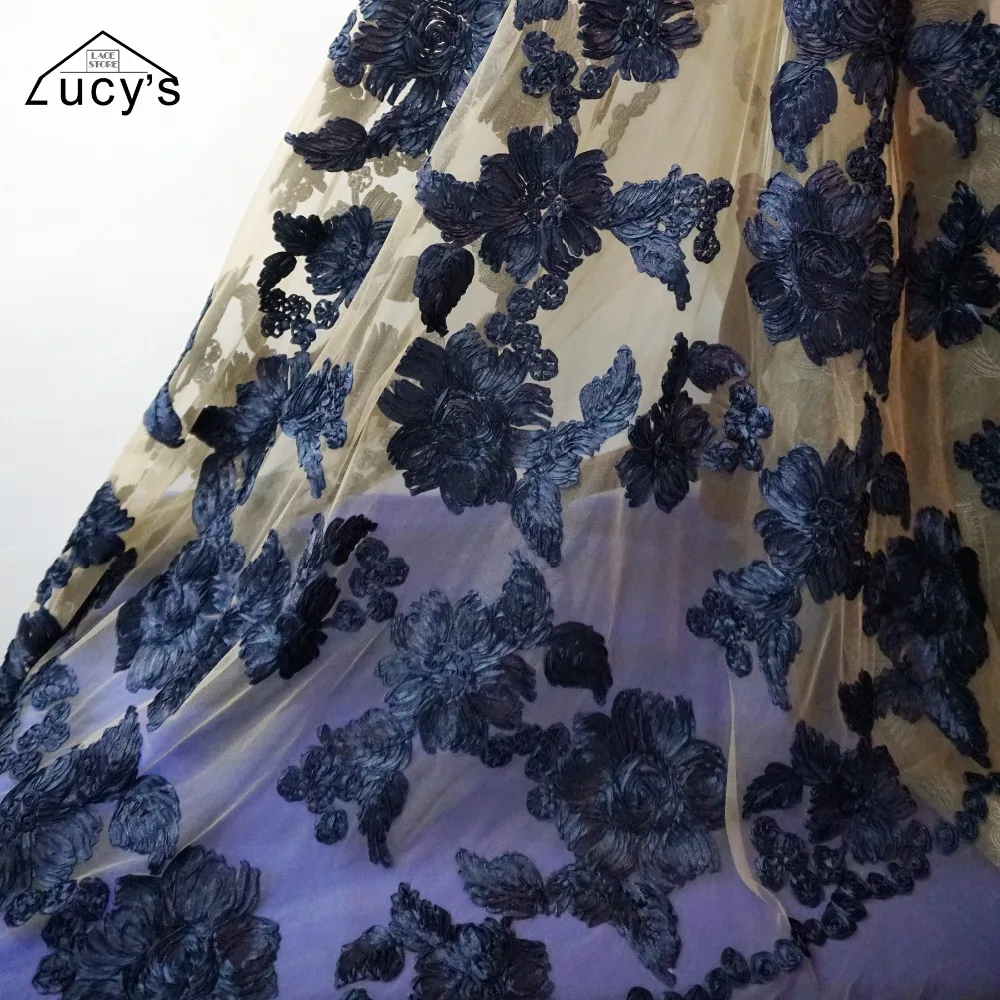 1Yard embroidered appliqued tulle mesh lace navy blue wine red fabric 3d ribbon flowers lace for home decoration
1Yard embroidered appliqued tulle mesh lace navy blue wine red fabric 3d ribbon flowers lace for home decoration