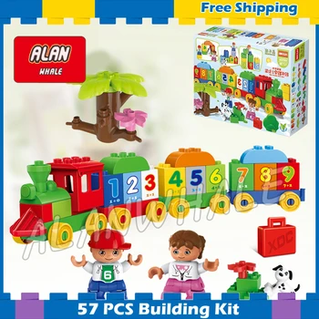 57pcs My First Number Train Model Building Blocks Action Learning Bricks Baby Toys Gifts Sets Kids Compatible With Duplo Lago
57pcs My First Number Train Model Building Blocks Action Learning Bricks Baby Toys Gifts Sets Kids Compatible With Duplo Lago