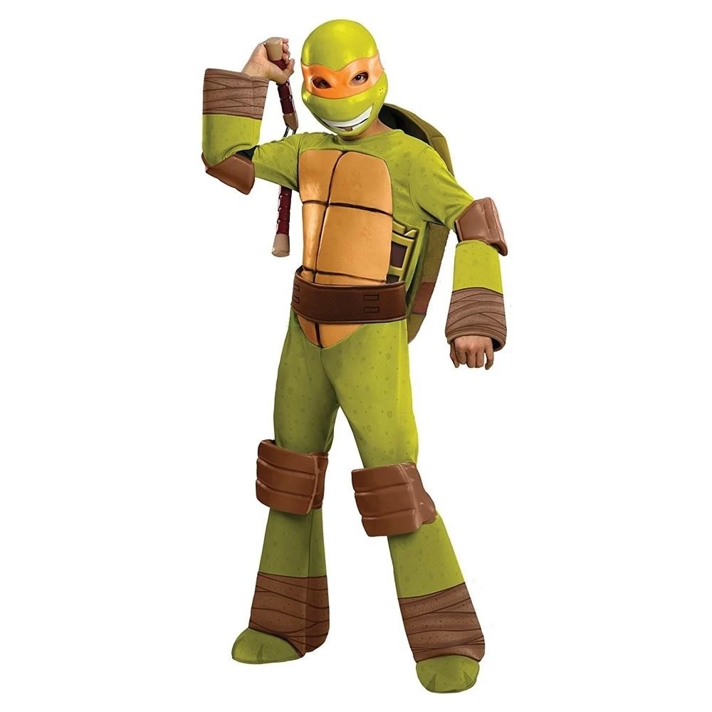 Teenage Mutant Ninja Turtles Michaelangelo Toddler size XS 2/4 TMNT Costume Outfit Rubie's