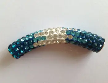 can choose color mixed multi color micro pave long bending tube crystal crystal beads.best gradual change bead
can choose color mixed multi color micro pave long bending tube crystal crystal beads.best gradual change bead