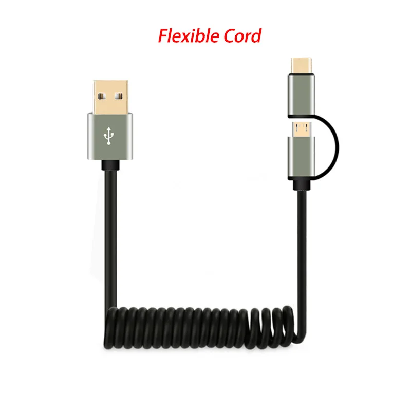 Stretch 1.2 Meter 2 in 1 Micro to Type C Cable 2A Fast Charging Flexible Data Cord for Huawei P9 P10 P20 pro plus Honor 8 9 V10
Stretch 1.2 Meter 2 in 1 Micro to Type C Cable 2A Fast Charging Flexible Data Cord for Huawei P9 P10 P20 pro plus Honor 8 9 V10